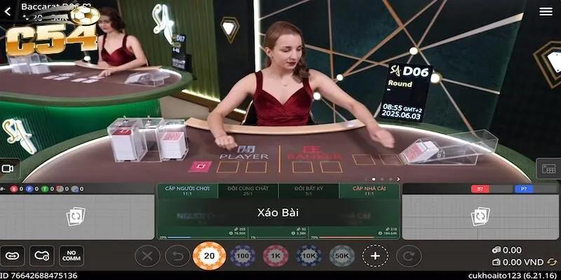 Luật chơi Baccarat C54 từ A đến Z dễ hiểu cho người mới