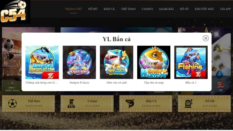 Cùng điểm qua một vài loại hình nổi bật tại Bắn Cá C54