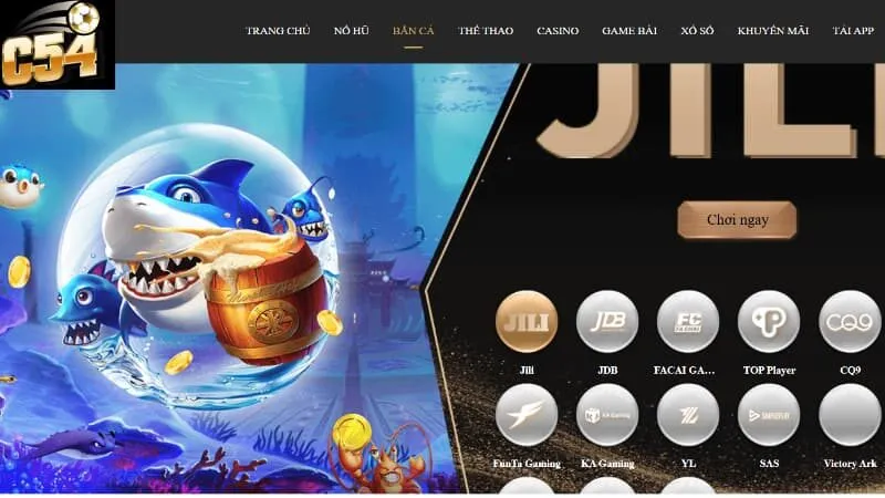 Bắn Cá C54 - Game bài cá cược đặc sắc nhất thị trường 2025