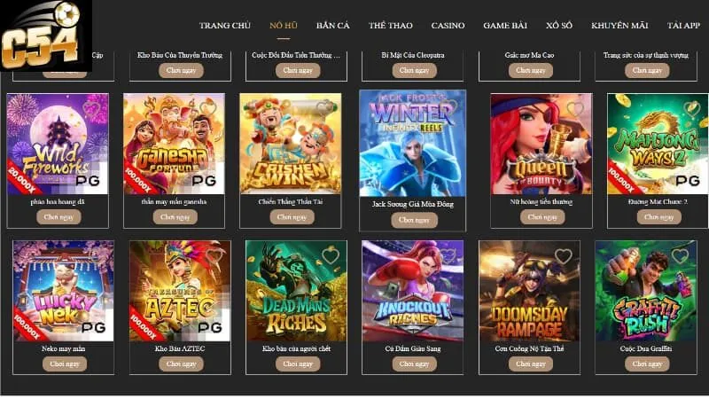 Kinh nghiệm chơi nổ hũ C54 mà thắng lớn