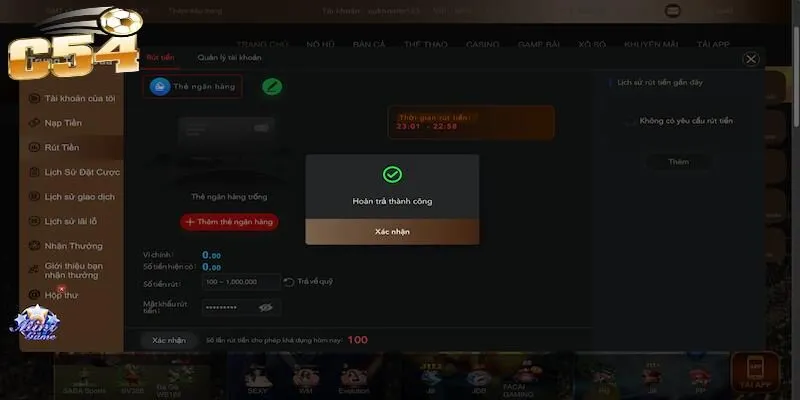 4 hình thức rút tiền C54 phổ biến nhất hiện nay